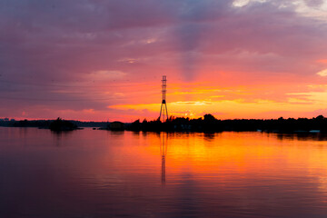 Naklejka premium Lapinlahti Sunset