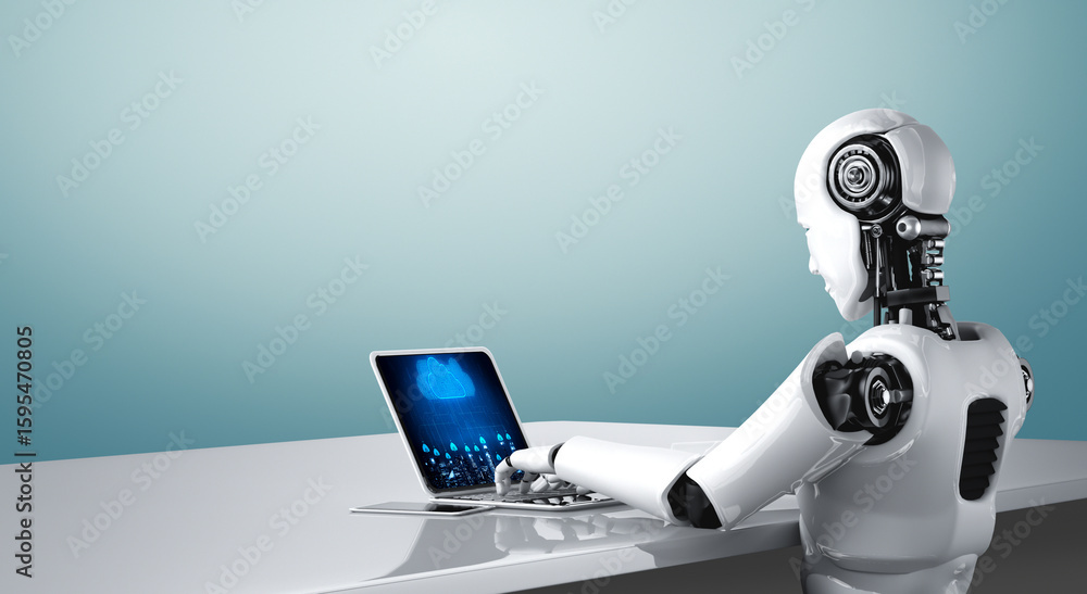 Poster cloud computing software for modish remote work and personal data storage