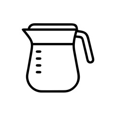 Creamer jug illustration with transparent background concept  
