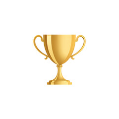 Gold Trophy Icon – Symbol of Achievement, Victory & Excellence