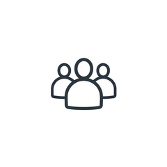 Group Icon – Symbol of Community, Teamwork & Social Interaction