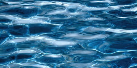 Obraz premium A mesmerizing abstract of water with flowing waves and light reflections.