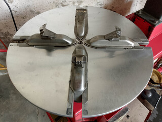 Tubeless Tire Changing Machine Closup view