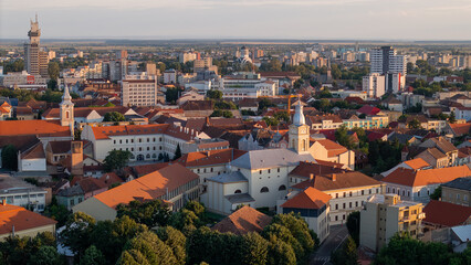 Scenic view of Satu Mare, a city in northern Romania — known for its historic architecture,...