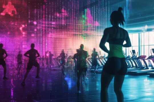 Exploring financial data processing through diverse people engaged in exercise activity, financial data processing over diverse people exercising at gym