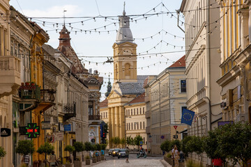 Scenic view of Satu Mare, a city in northern Romania — known for its historic architecture,...