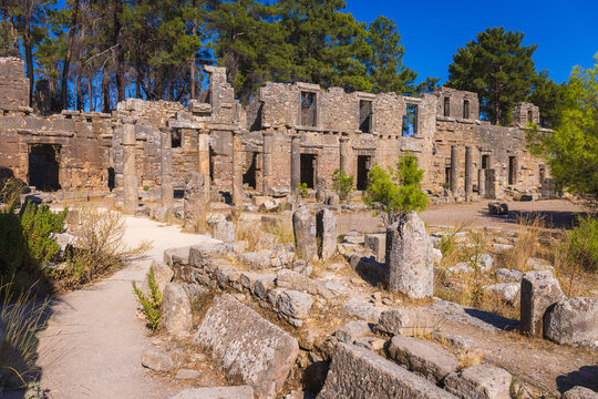 View to the ruins of Lyrbe