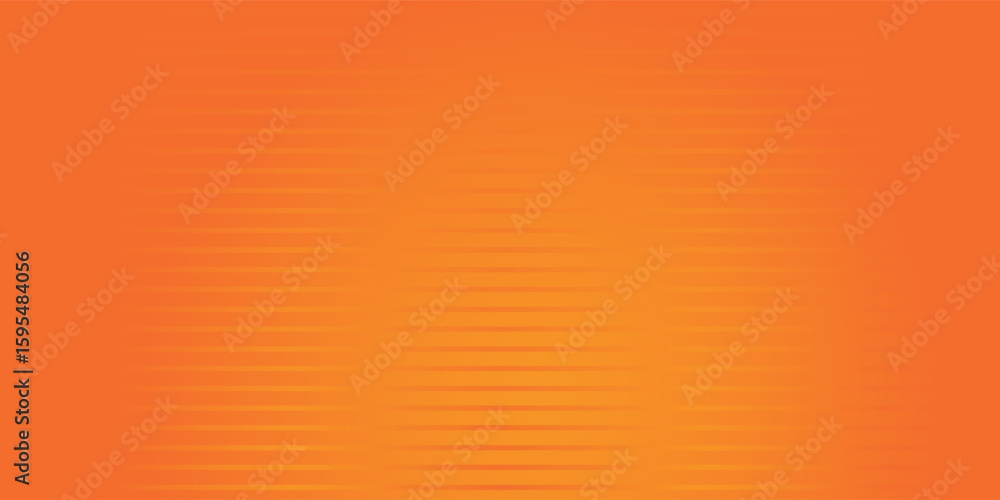 Poster vector abstract background with dynamic orange waves, lines and particles. vector