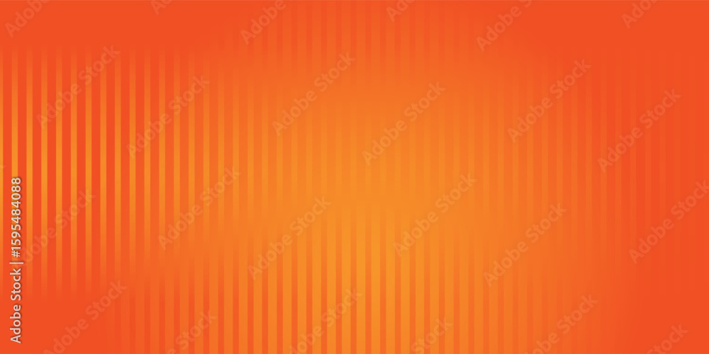 Poster vector abstract background with dynamic orange waves, lines and particles. vector