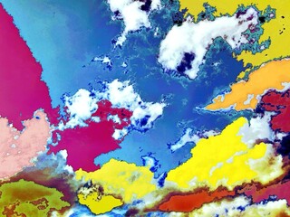 cloudscape abstract
