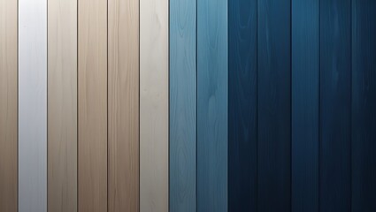Fototapeta premium Old brown wood texture plank wall pattern on a blue timber surface