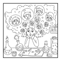black and white coloring pages