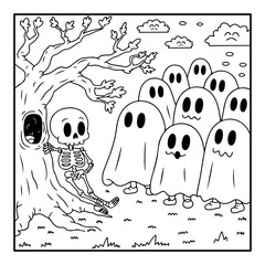 black and white coloring pages