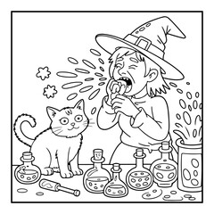 black and white coloring pages