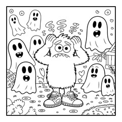 black and white coloring pages