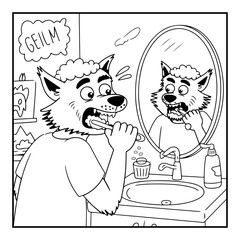 black and white coloring pages