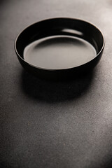 Plate black tableware empty dinnerware ready to serve dishes ready to serve dishes dinnerware...