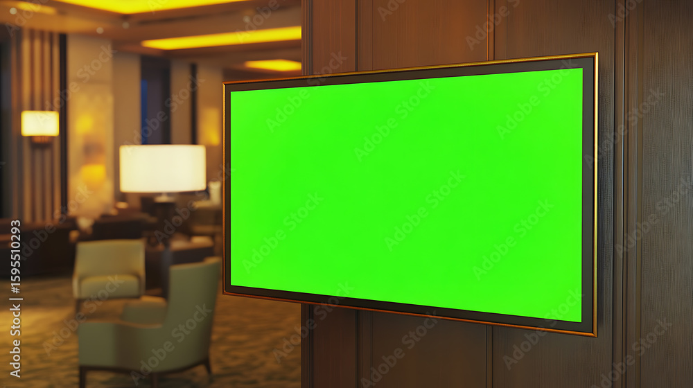 Poster screen display for customization. great for presentations or adding unique content. bright, vibrant 