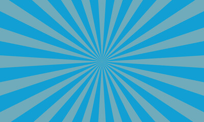 Blue and Gray Sunburst Pattern with Radiating Lines from a Central Point for Graphic Design