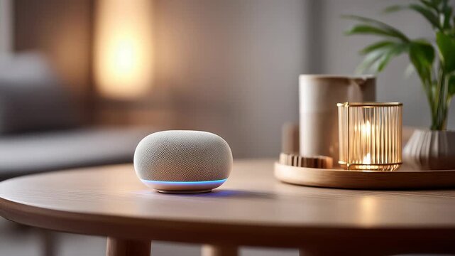 Smart Home Speaker Warm Home Life