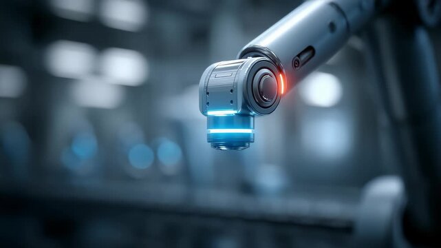Precision Robotic Arm Full of Technology