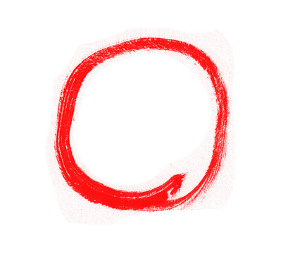 Hand-Drawn Red Oval Icon PNG - Handwritten red circle, Sketchy Circle Highlight, marker brush art,  For marking text, marker pen, pencil, logo, numbers, hand-drawn doodle grunge circle