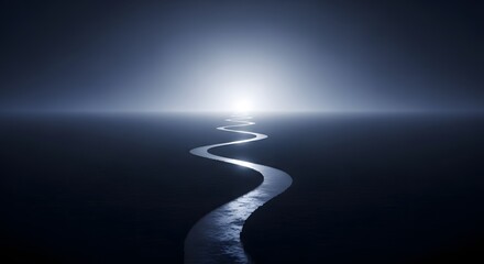 Winding Path of Light Leading to Bright Future