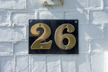 house number 26