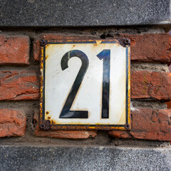 house number 21