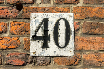 house number 40