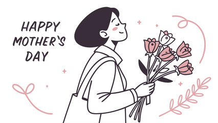 Obraz premium Happy mother's day 