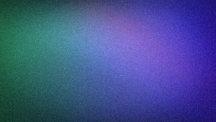 Rich 4K abstract gradient with smooth transitions of deep teal, vibrant blue, and royal purple, featuring a grainy texture