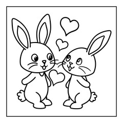 vector illustration of a coloring page