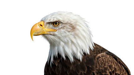 Fototapeta premium american bald eagle isolated on transparent background png