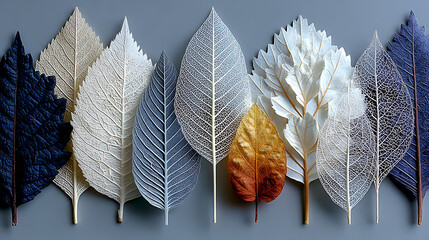 autumn leaves on the ground