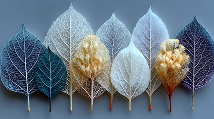 autumn leaves on the ground