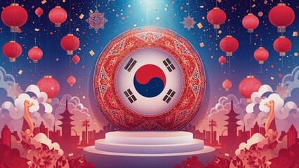 South Korea Independence Day Background Images HD