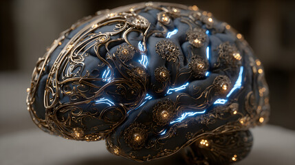 Art Deco style neural interface