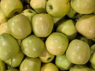 fresh green apples