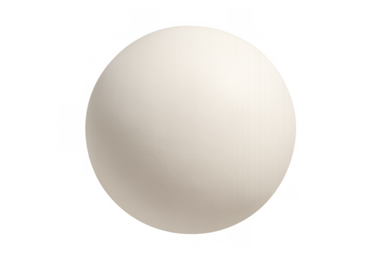 Simple yet elegant, this white sphere is ready to be incorporated into any design project, adding a touch of realism and depth