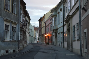 narrow street in the old town