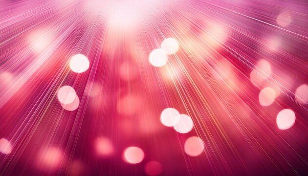 abstract pink and red bokeh background with light streaks ideal for design projects - Powered by Adobe