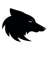 vector image of a dog