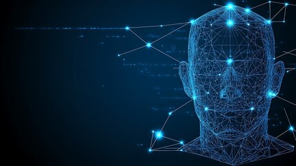 Digital representation of a human head.