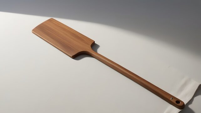 Trowel shovel hammer and chisel with wooden handles on white background