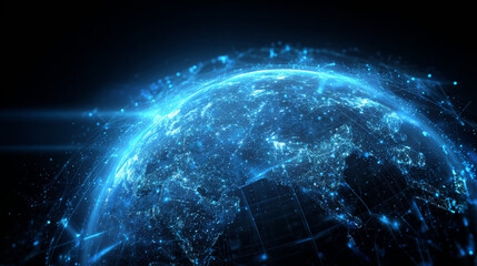 Big Data Network Surrounding Planet Earth