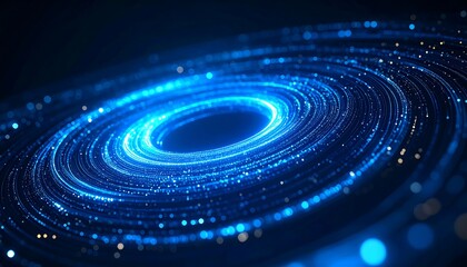 Abstract swirling light design