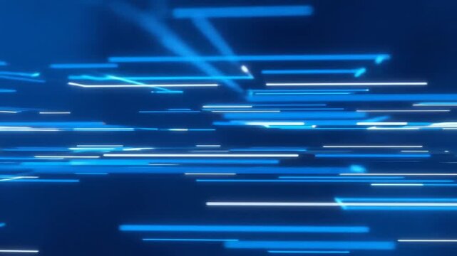 Abstract Digital Lines - Futuristic Motion Graphics