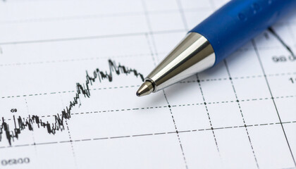 Fototapeta premium stock market chart