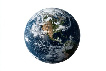 Earth Globe View From Space